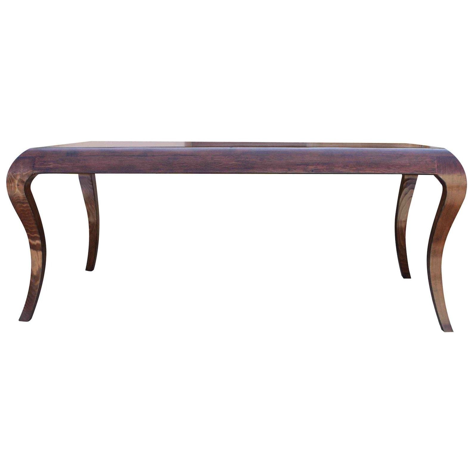 Custom Reclaimed Wood Mystic Cabriole Leg Dining Table