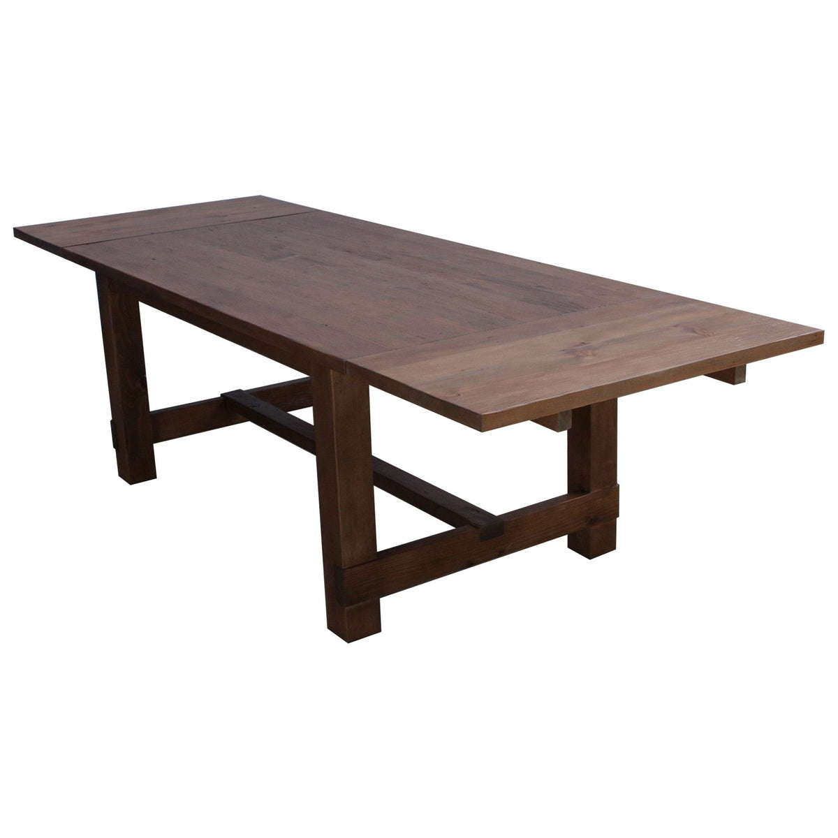 New England Farm Table This table is shown with 2 18" leaves 1 1/2 ...