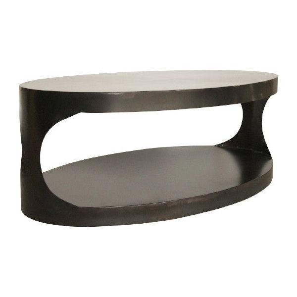 Otto Oval Metal Cocktail Table – Mortise & Tenon