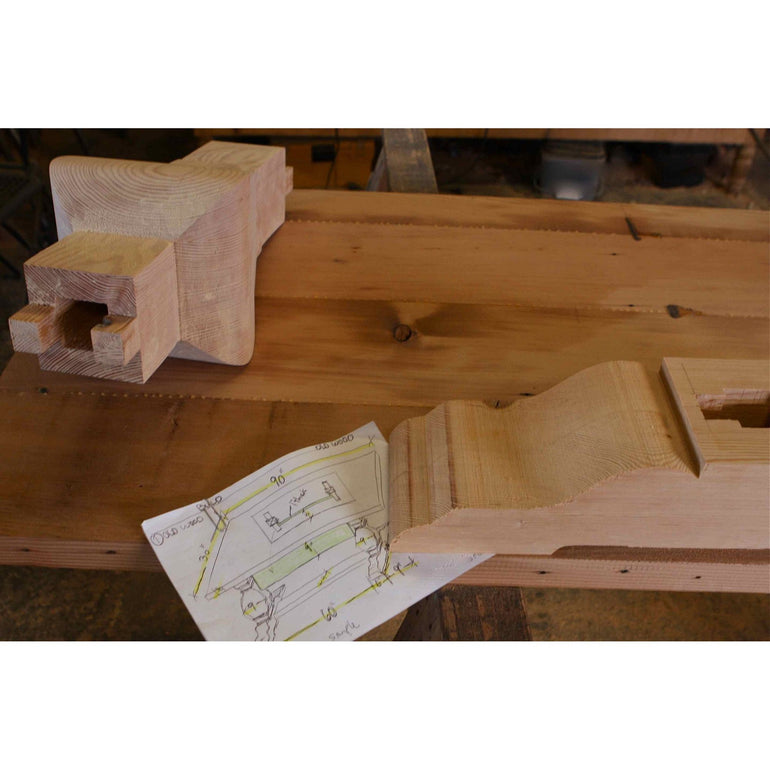 Glueing Up Solid Wood Trestle Legs