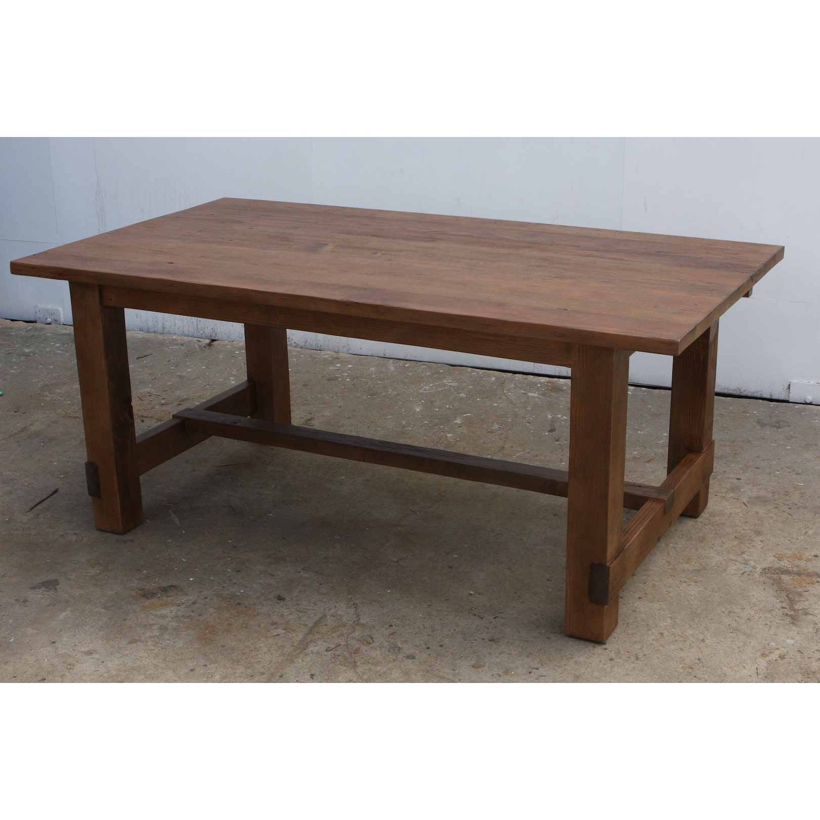 New England Farm Table This table is shown with 2 18" leaves 1 1/2 ...