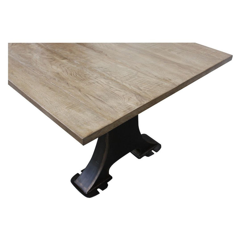 Roberto Dining Table with solid white oak top 