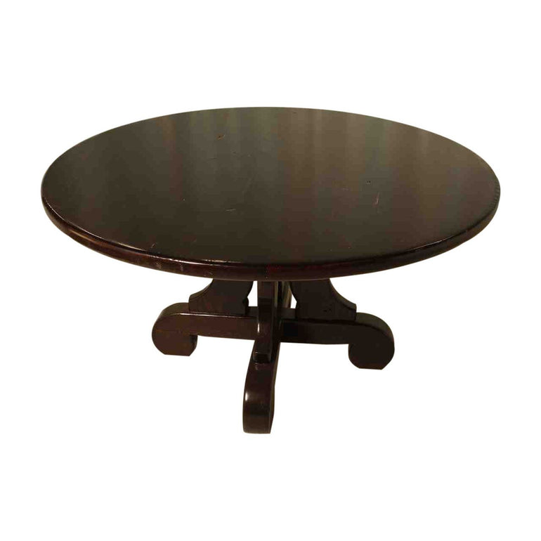 Lourdes Round Dining Table in Reclaimed Wood