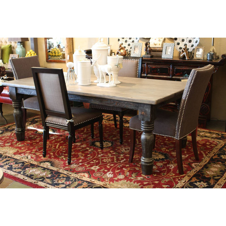 Rockney Dining Table Built in Reclaimed Wood
