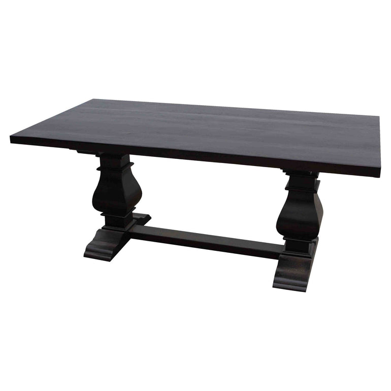 Segovia Reclaimed Wood Trestle Dining Table in Reclaimed Wood