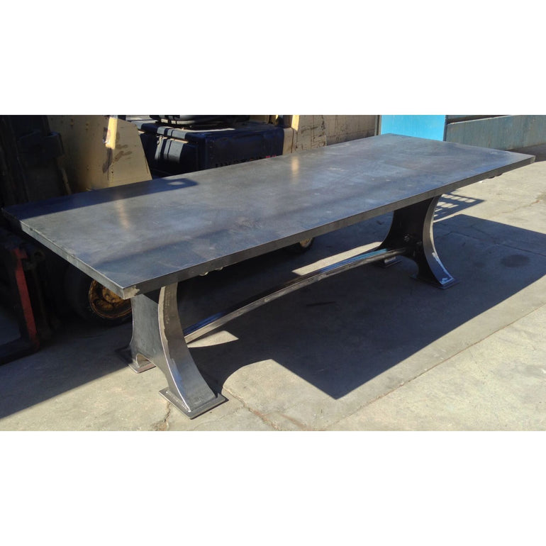  Industrial Machine Base all metal Dining Table