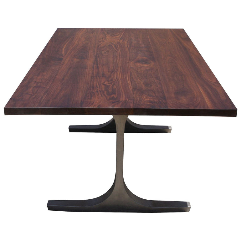 Bergen Dining Table Witha Solid Walnut Top