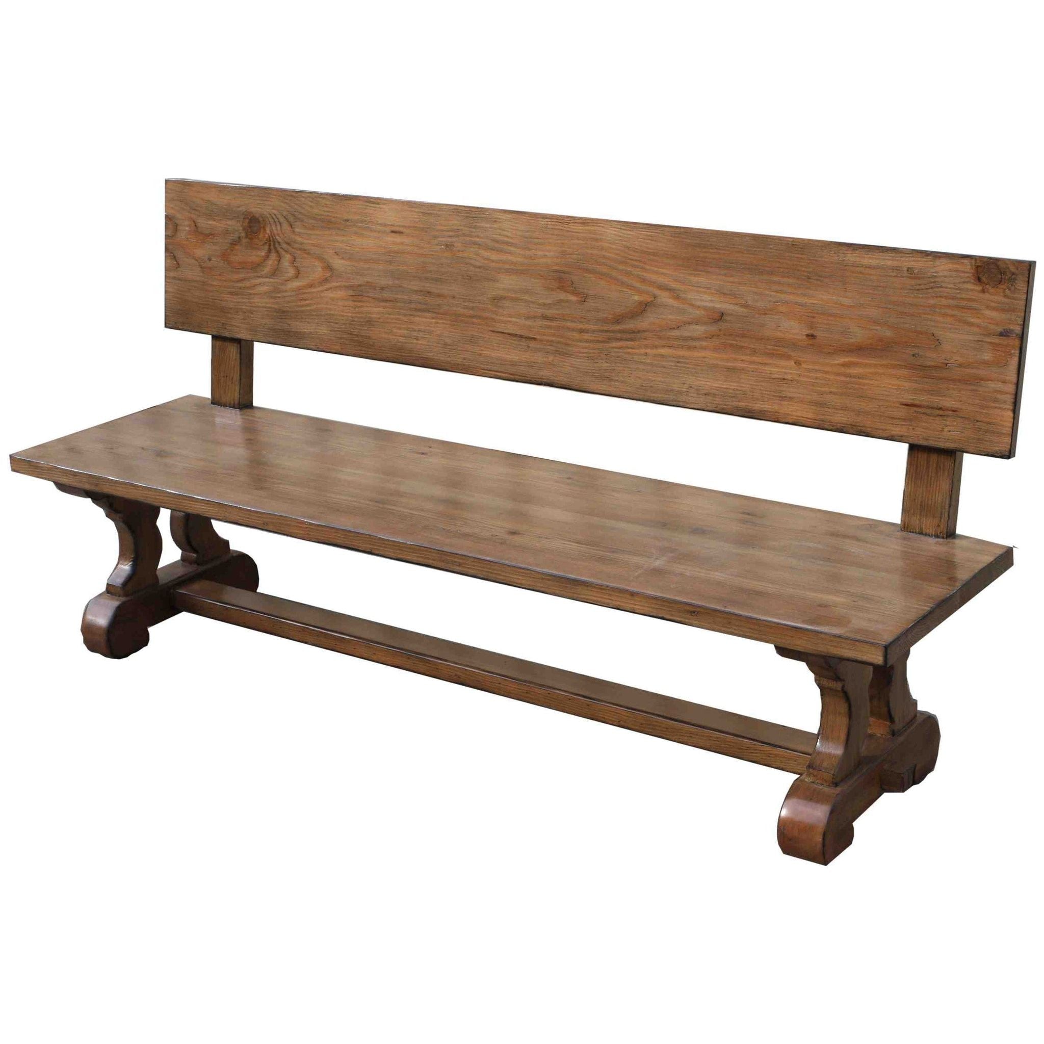 Gothic Bench featured in Reclaimed wood