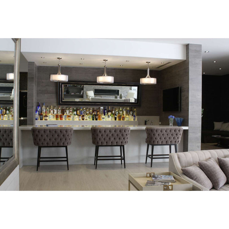 Tufted bar stool online bench