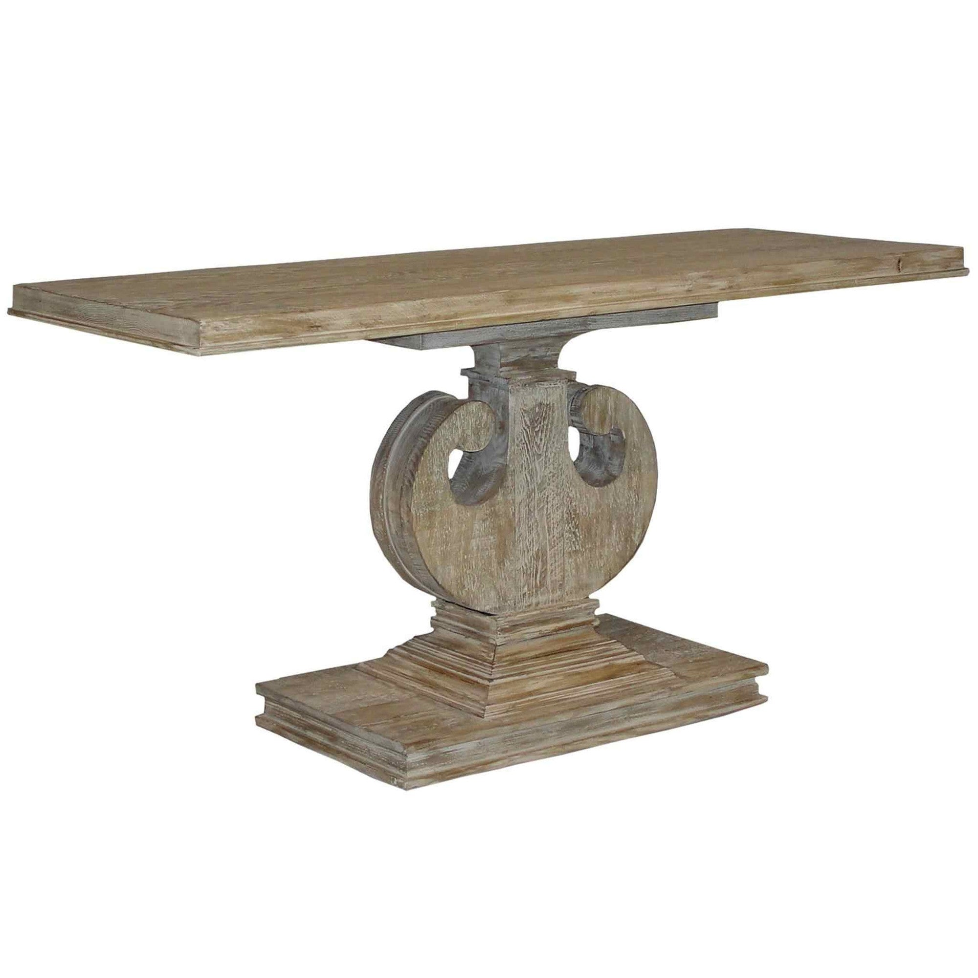 Unique Reclaimed Wood Console Table