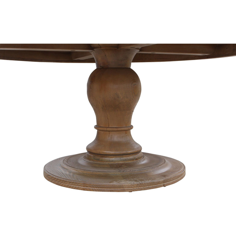 custom made pedestal round table
